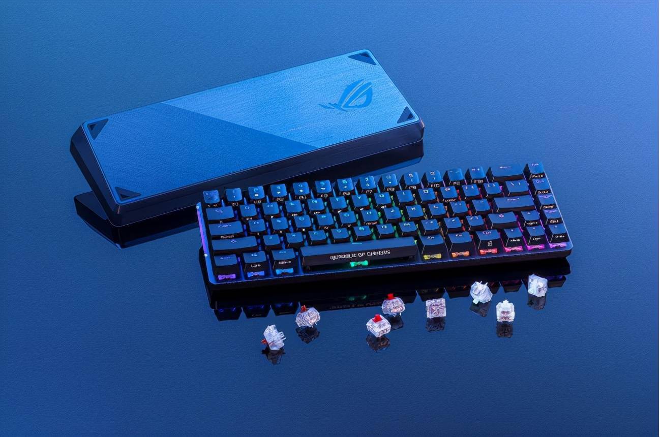 nx轴体新手感rog魔导士nx键盘全新上市