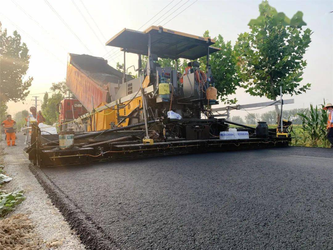 这条县道完成沥青铺设,预计"十一"前通车!