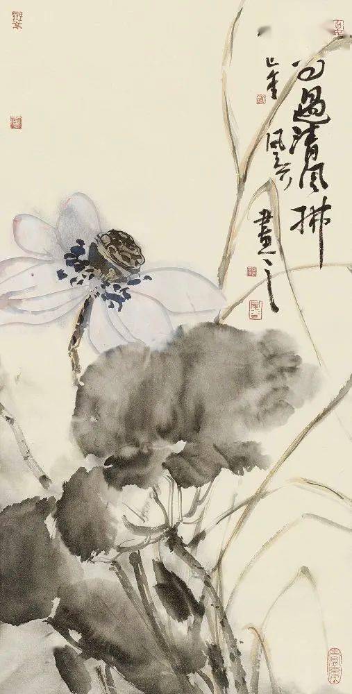 余风谷花鸟画字里画间充盈着一股乡间野趣