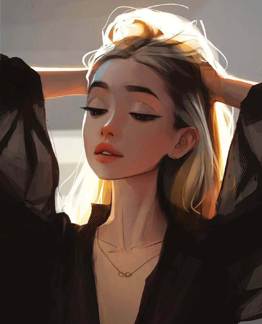 插画作品欣赏·女朋友