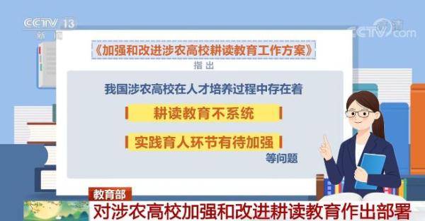 方案|教育部对涉农高校加强和改进耕读教育作出部署 培养源源不断的青春力量