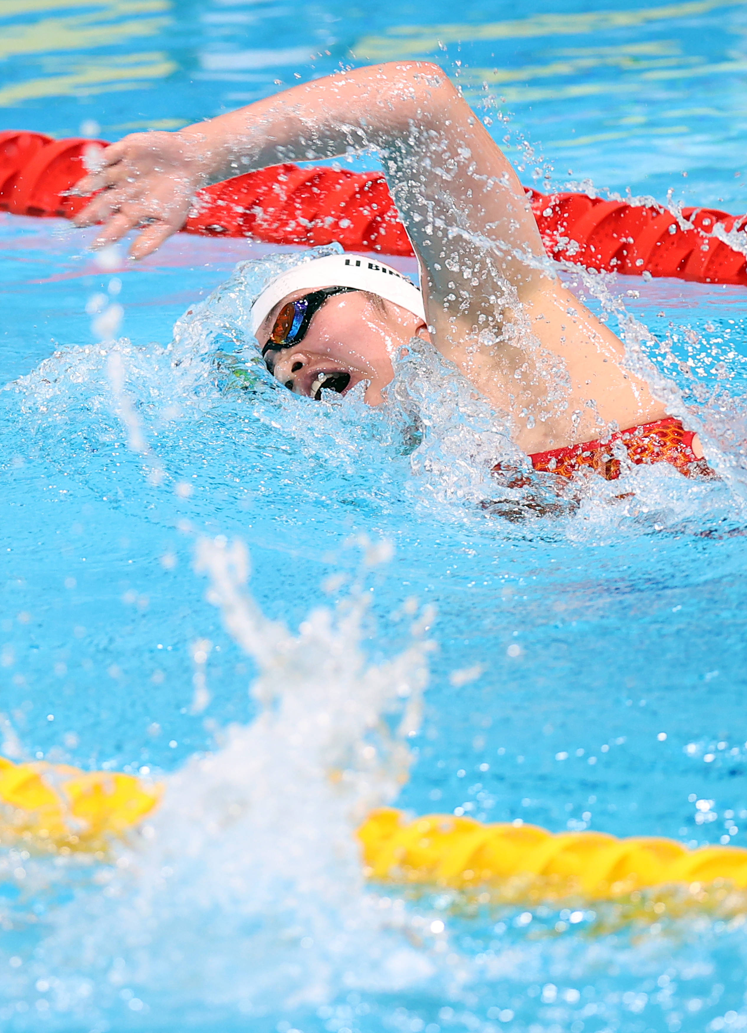 游泳女子400米自由泳预赛赛况