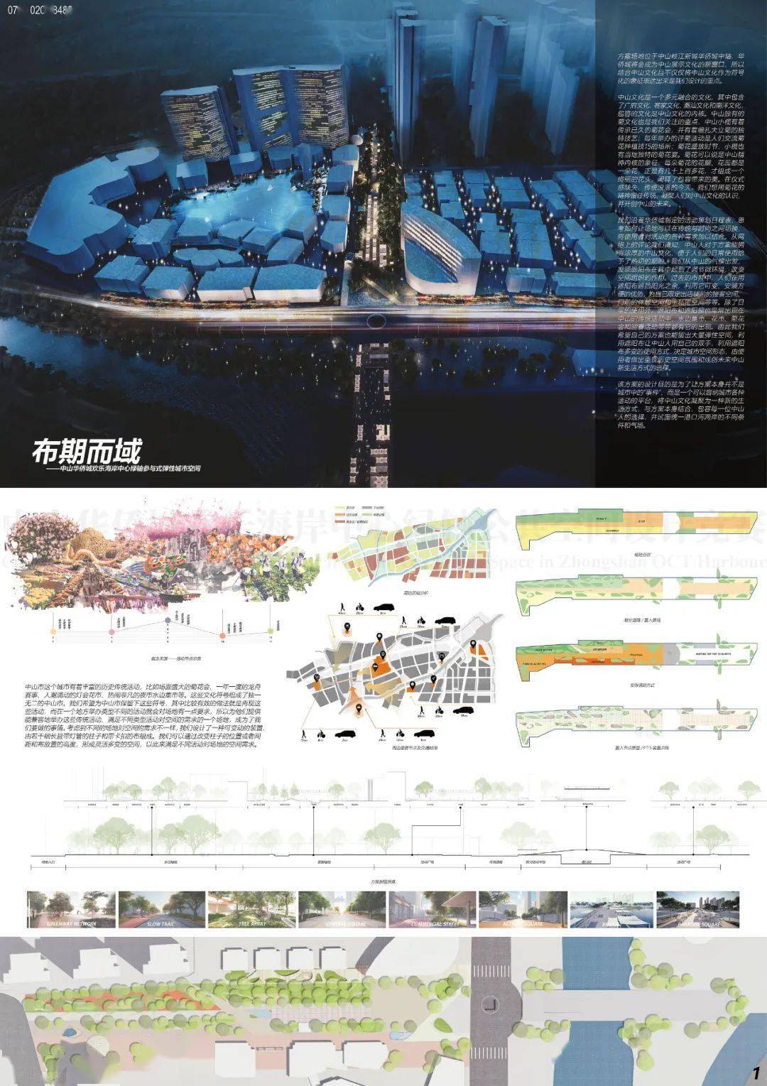 中山華僑城歡樂海岸中心綠軸公共空間設計競賽獲獎結果公佈