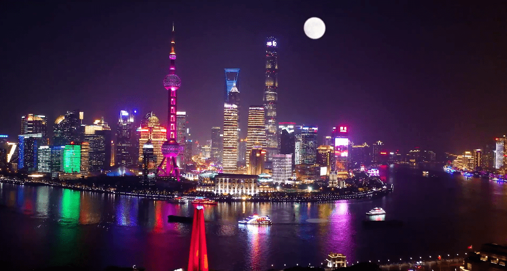 刚刚出炉的中秋圆月写真集一起来欣赏海口与其他城市的月亮