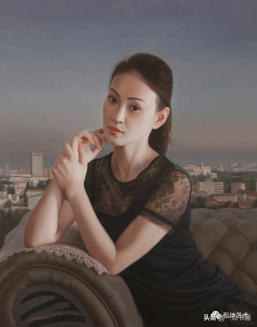 范学贤的写实油画彰显东方女人魅力