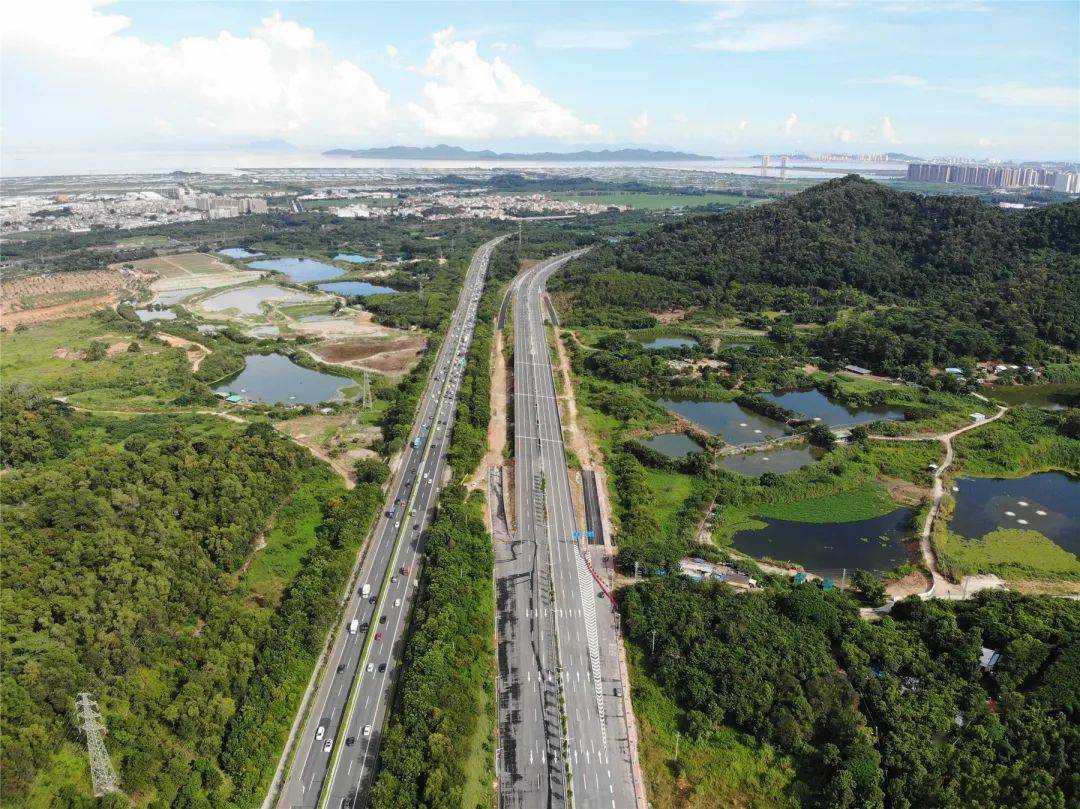 4公里已完工路段南朗快线翠亨崖口至南贝路段9月20日两地来往更加方便