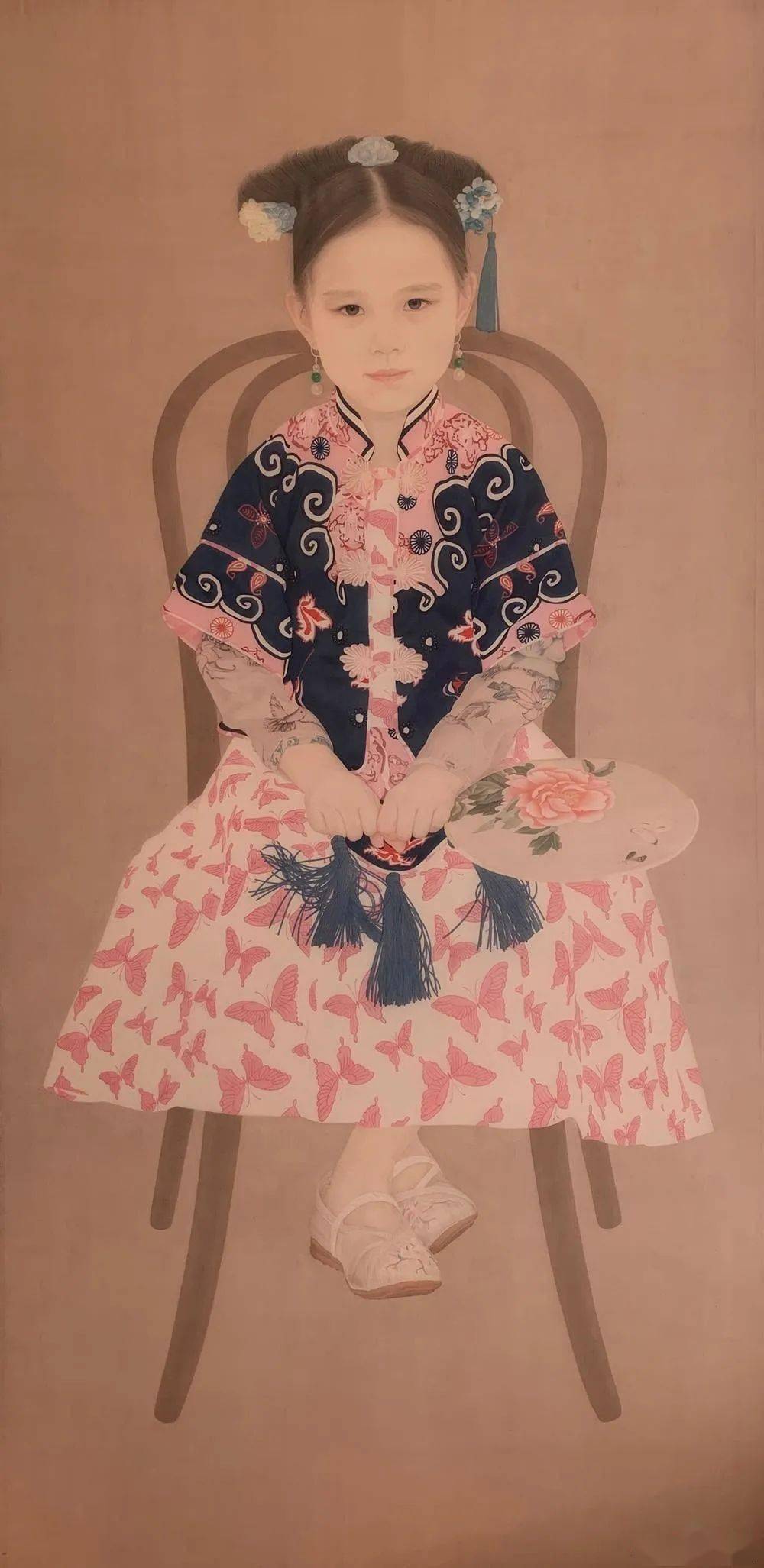 李晶当代新工笔人物画