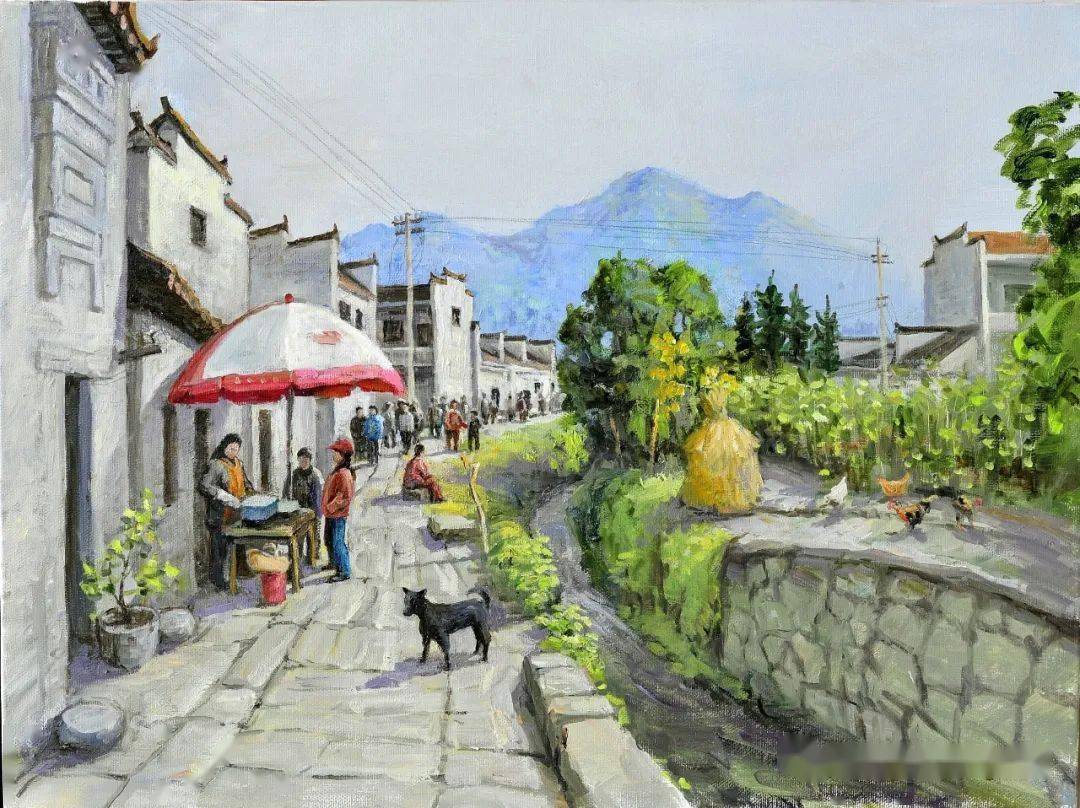 书画艺术1616期柳玉安徽屏山油画风景写生作品欣赏