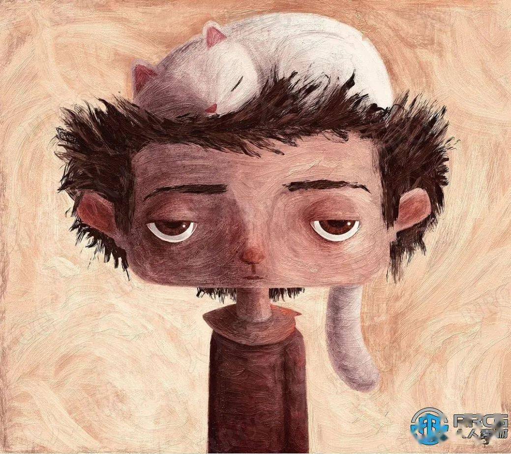 土耳其画师ceyhun怀旧复古风格人物角色原画插画集