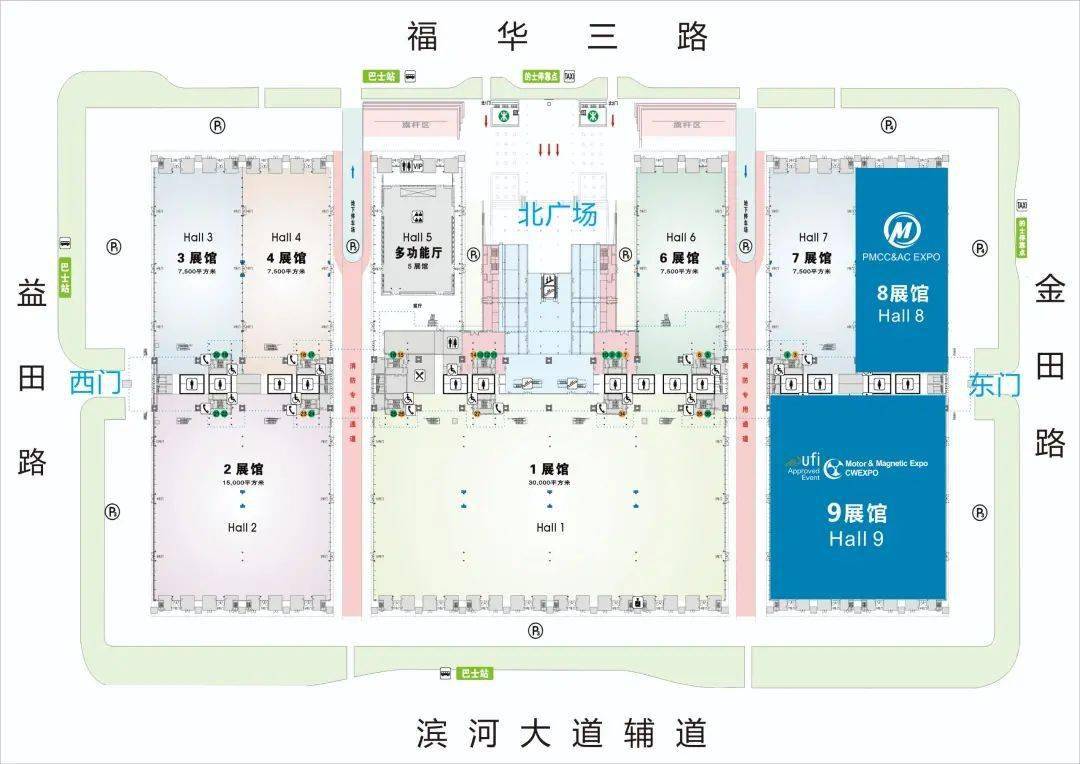 深圳福田会展中心位置图片