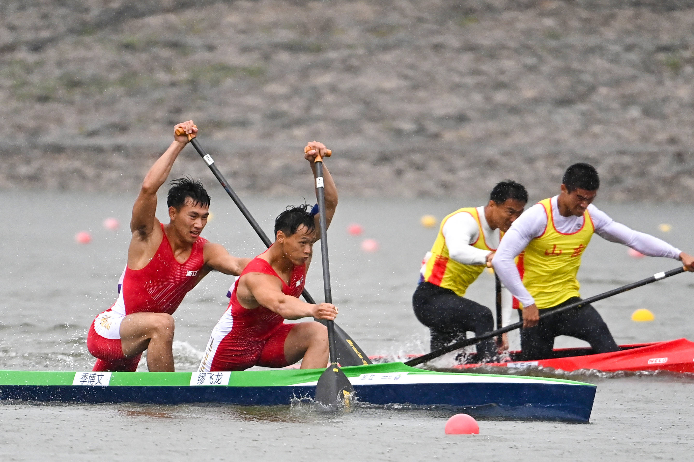 皮划艇静水——男子500米双人划艇决赛赛况