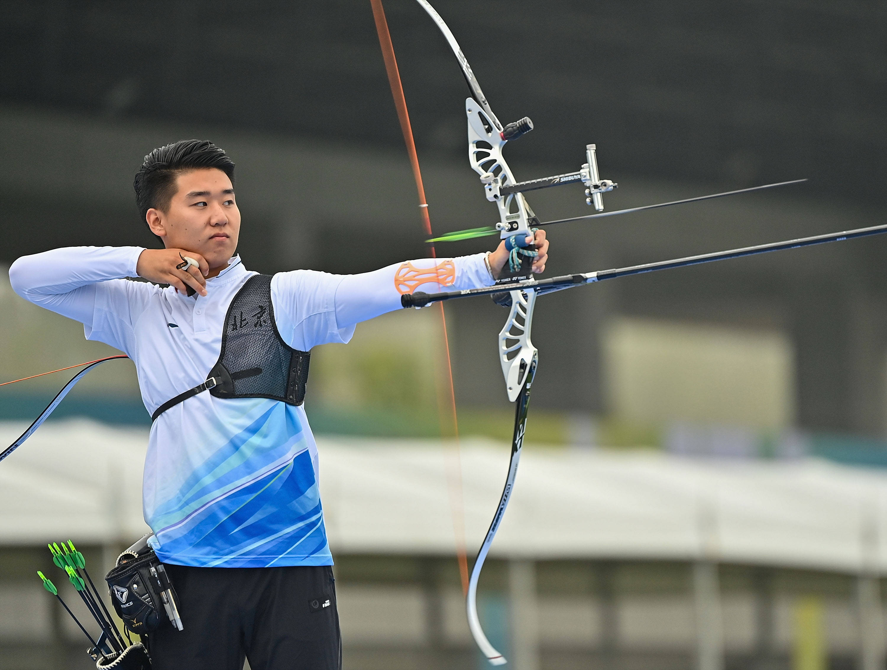 新华社照片,西安,2021年9月25日9月25日,北京队选手刘葛铭浩在比赛中.