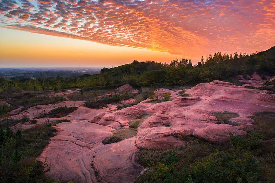 一步一景安徽定远打造87公里江淮分水岭风景道
