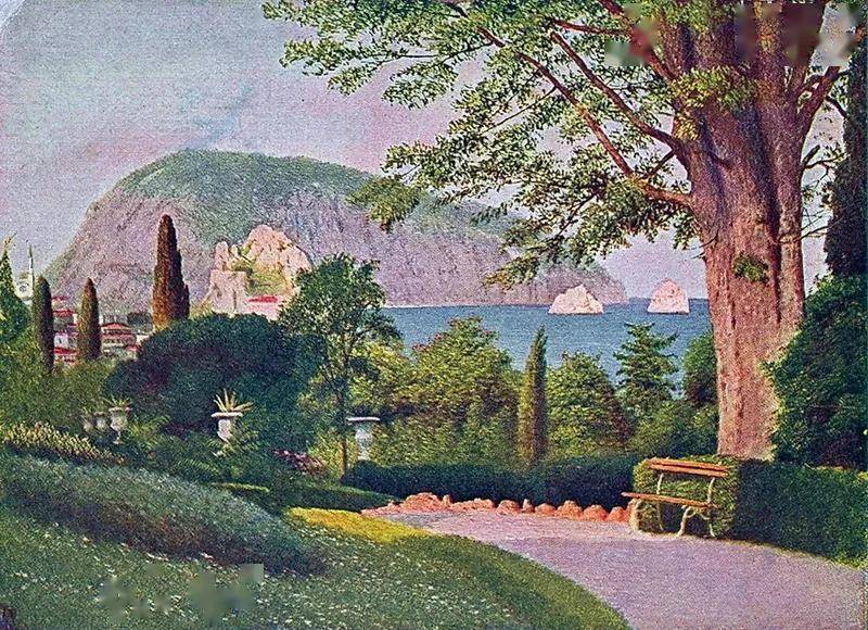 充满浪漫我俄罗斯风景油画