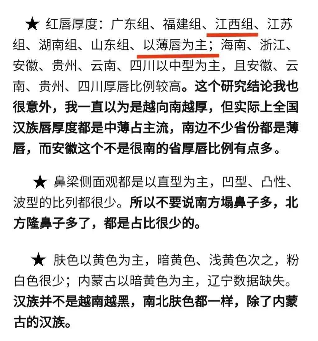 江西人的長相