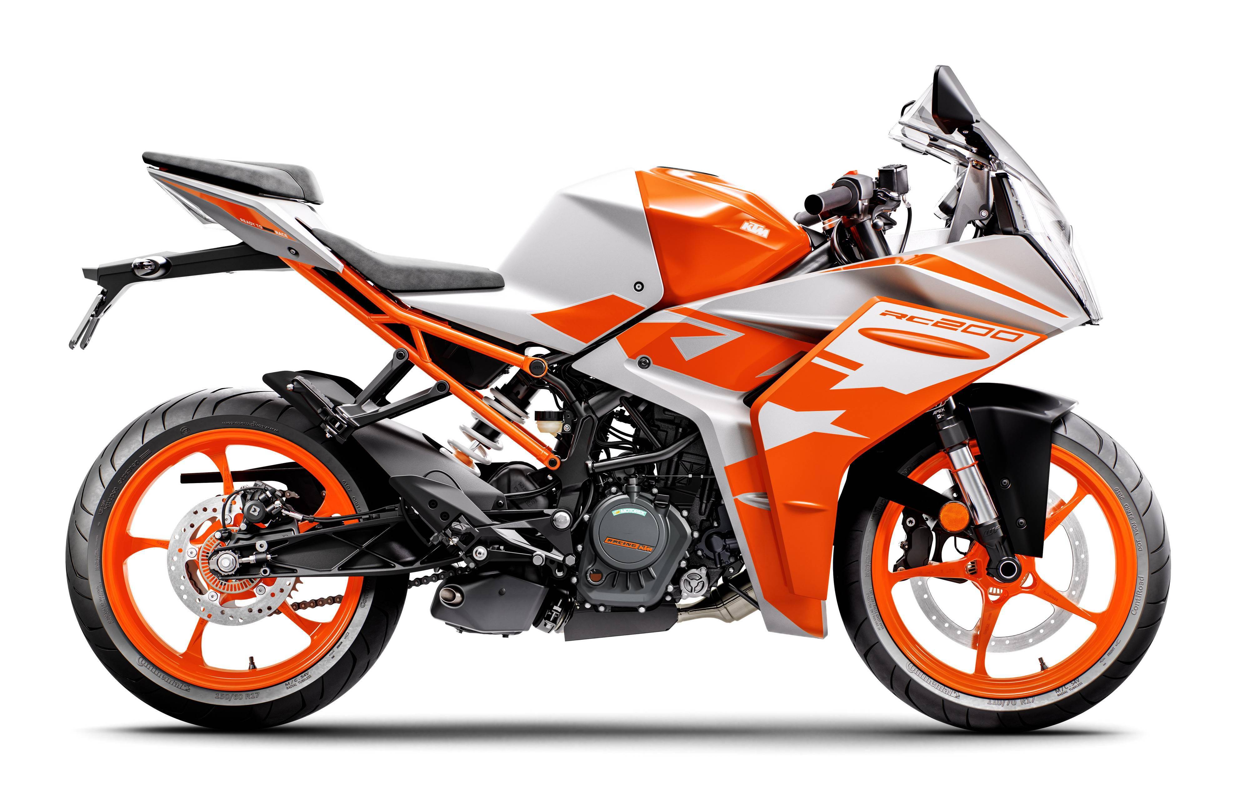 ktm 新一代 rc125,rc200,rc390 细节简介