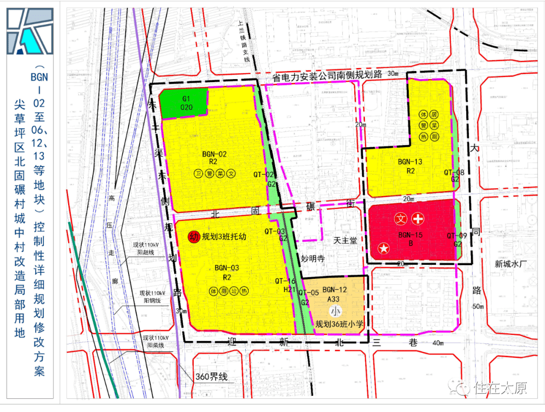 太原最新城改,府城文道等地塊最新規劃出爐