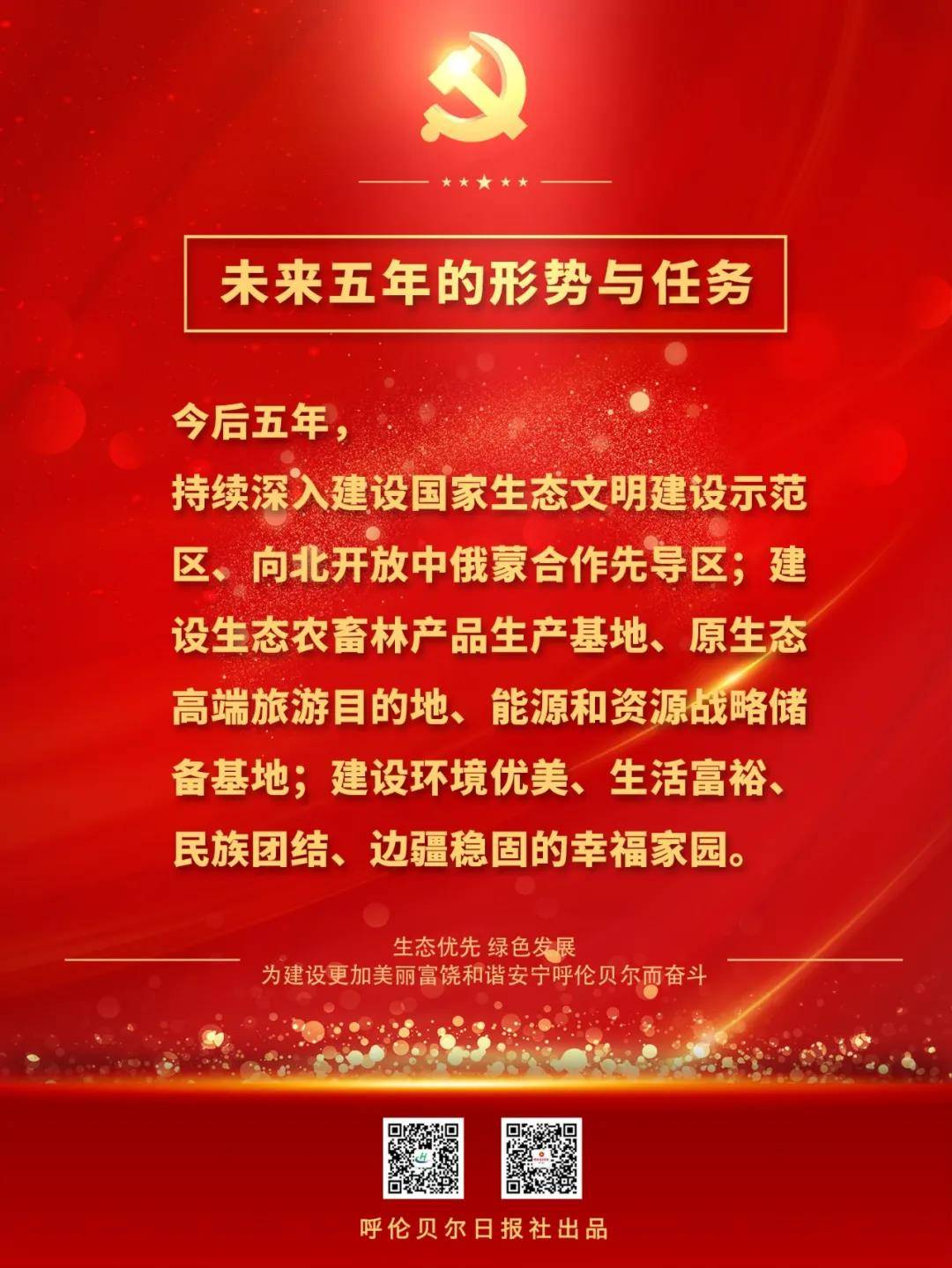 韩丹 海报｜未来五年，呼伦贝尔发展蓝图