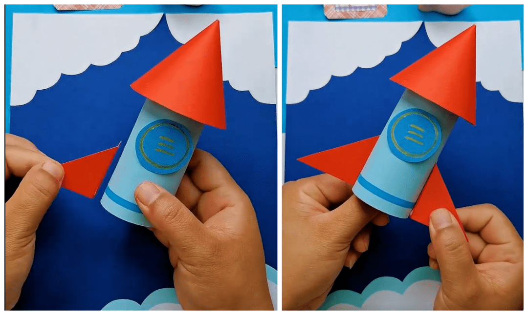 国庆灯笼3d贺卡幼儿创意手工四★准备材料:白色红色卡纸,双面胶,儿童