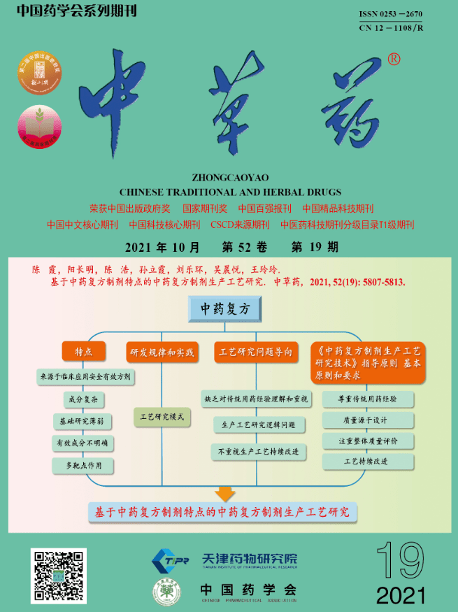 基于中药复方制剂特点的中药复方制剂生产工艺研究_临床