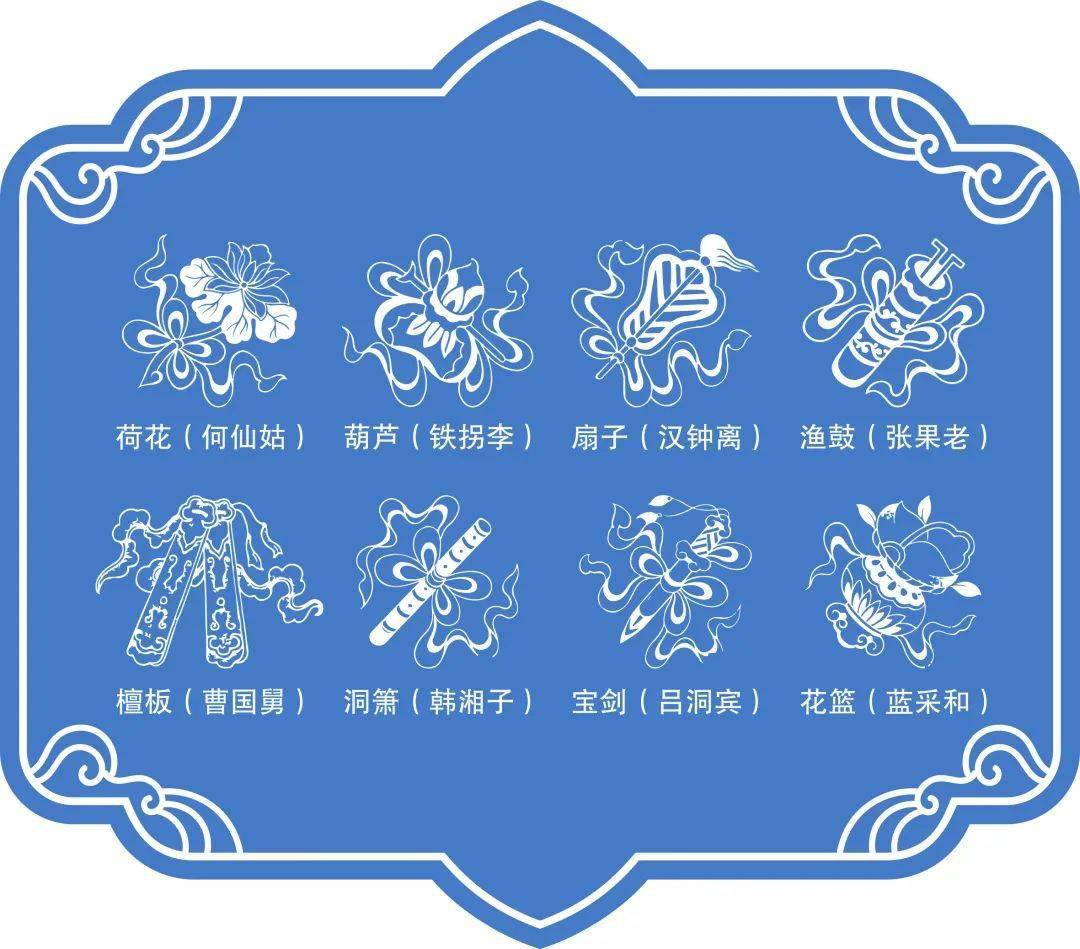 "八仙过海,各显神通",指的就是八仙凭借各自的法器达成目标.