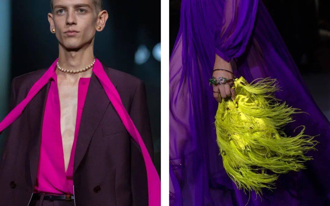 廓形 Valentino 2022 春季系列发布,刺绣、蕾丝、印花…… 尽显高级!