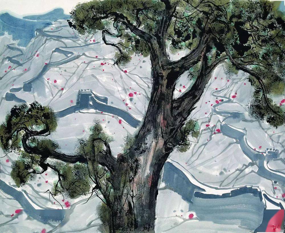 千姿百态,大师吴冠中笔下的树太美了!