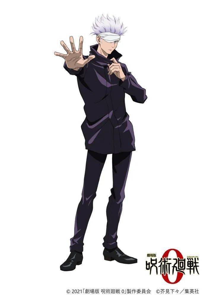 绷带遮眼的五条悟超帅剧场版咒术回战0角色新形象公布