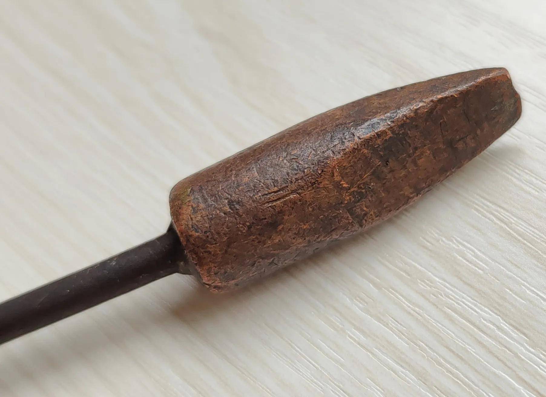 电子爱好者都不一定用过民国早期电子管收音机维修工具火烙铁