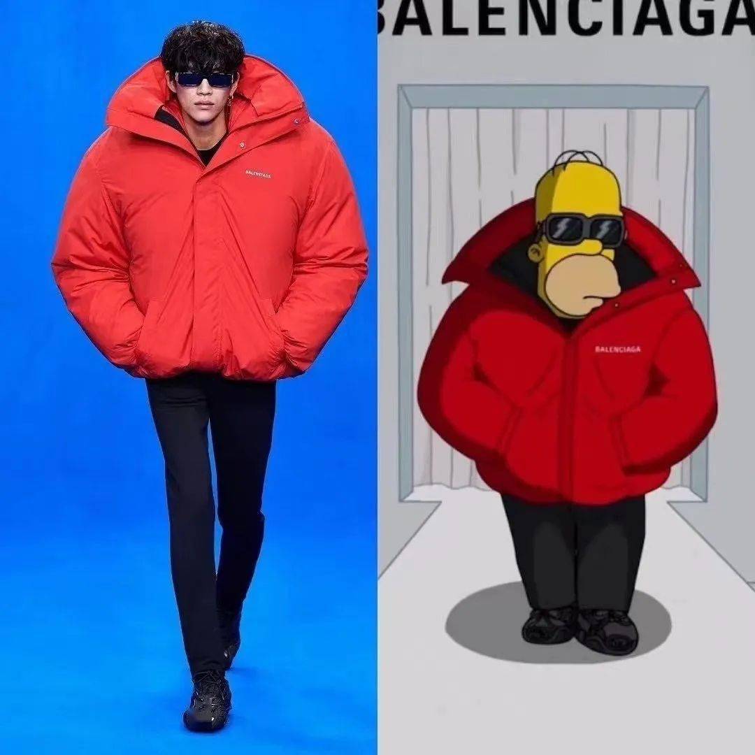 系列 动漫服装秀梦幻联动！Balenciaga邀请辛普森一家来走秀，时装秀甚至被包装成了短片的首映礼……
