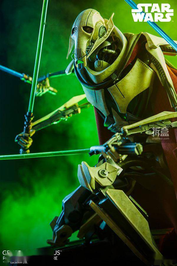 sideshow星球大战generalgrievous格里弗斯将军雕像