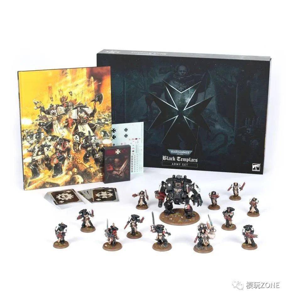 拼装】新品出荷！Games Workshop：战锤40K 黑色圣殿战团套装官图_手机