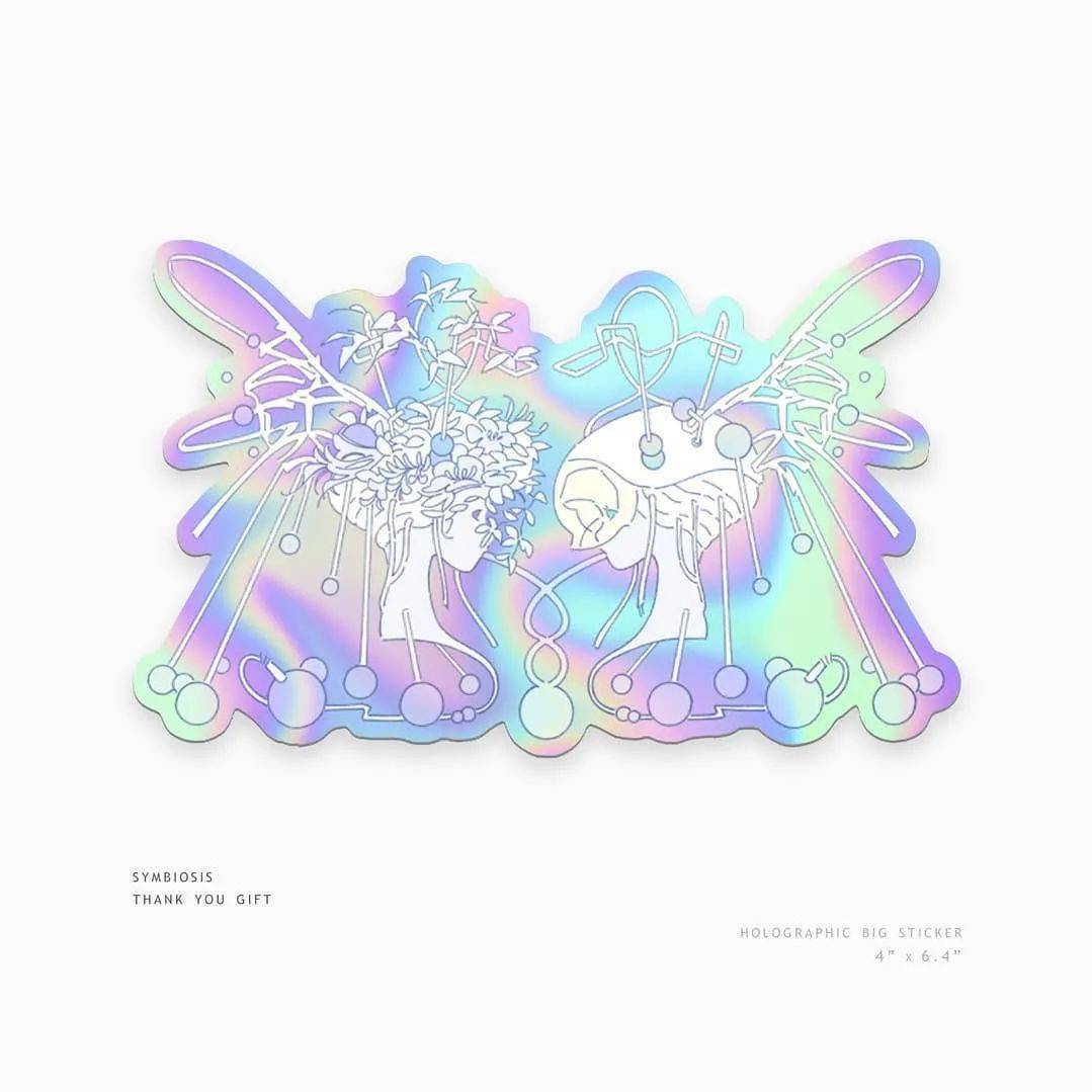 Genie 插画 | 未来主义也能唯美？空灵少女的梦幻世界