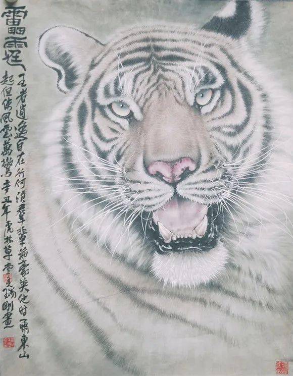 艺术世界画家戴瑞刚跃然纸上气概凛然形神兼备