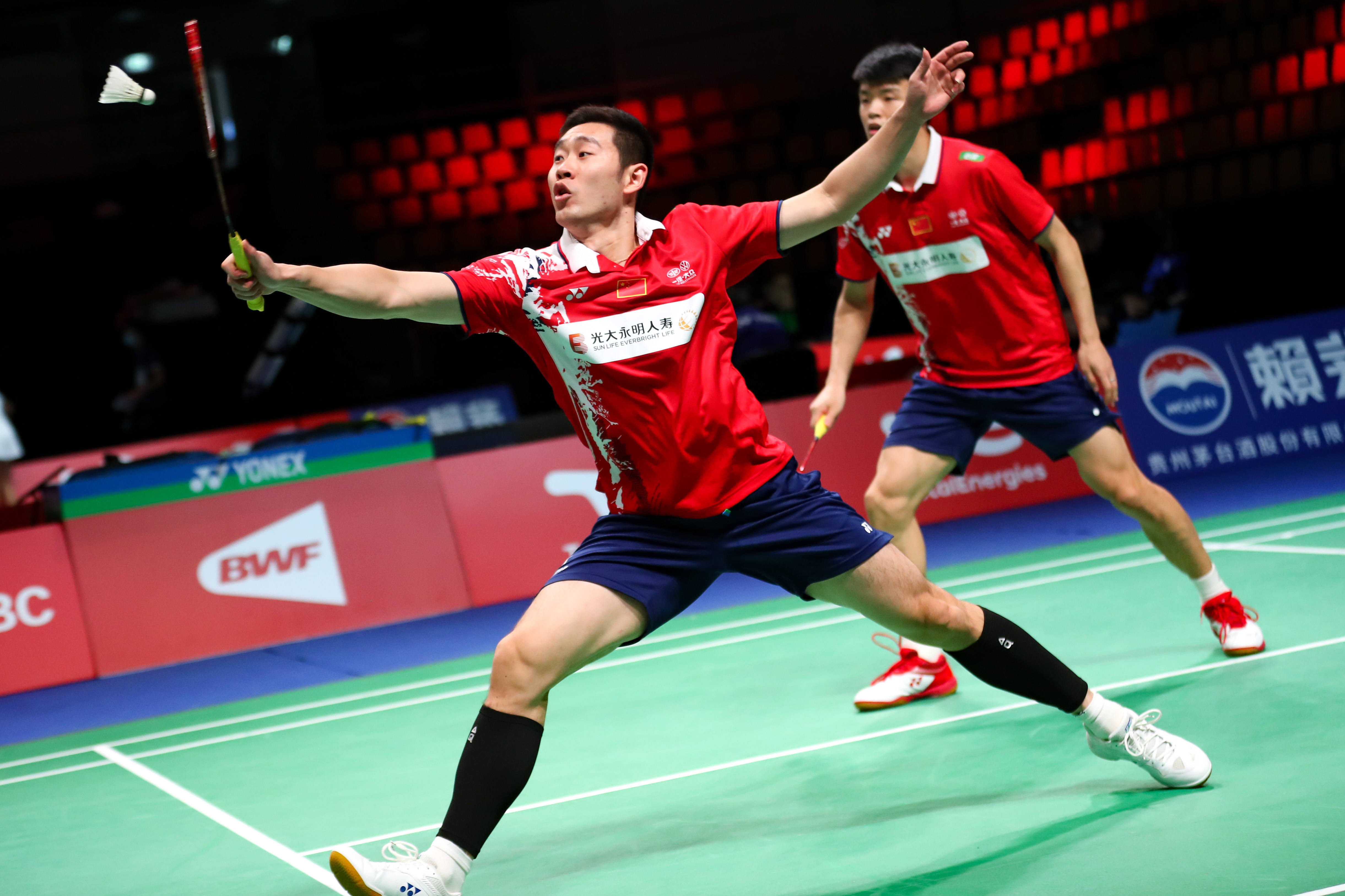羽毛球——汤姆斯杯小组赛:中国队胜荷兰队
