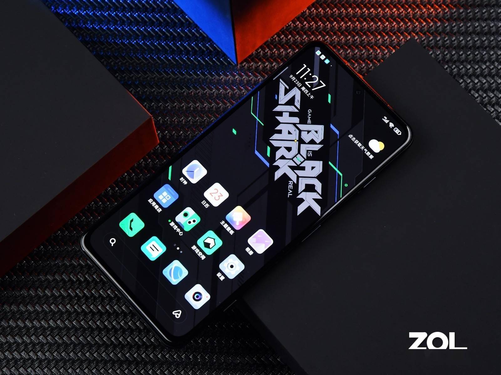 实体升降肩键144hz三星屏黑鲨4s高清图赏