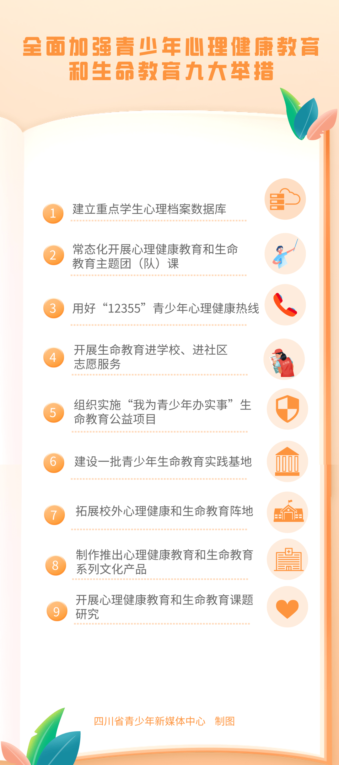 举措|四川推出九大举措 全面加强青少年心理健康教育和生命教育