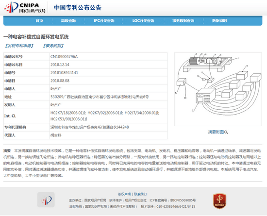 市场|突破能量守恒？获得国家专利？中学物理是不是都白学了？