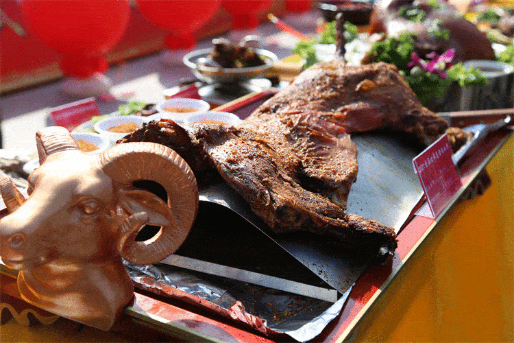 美食文化月闭幕仪式暨莒县文旅惠民消费券发放仪式在莒国古城文昌阁