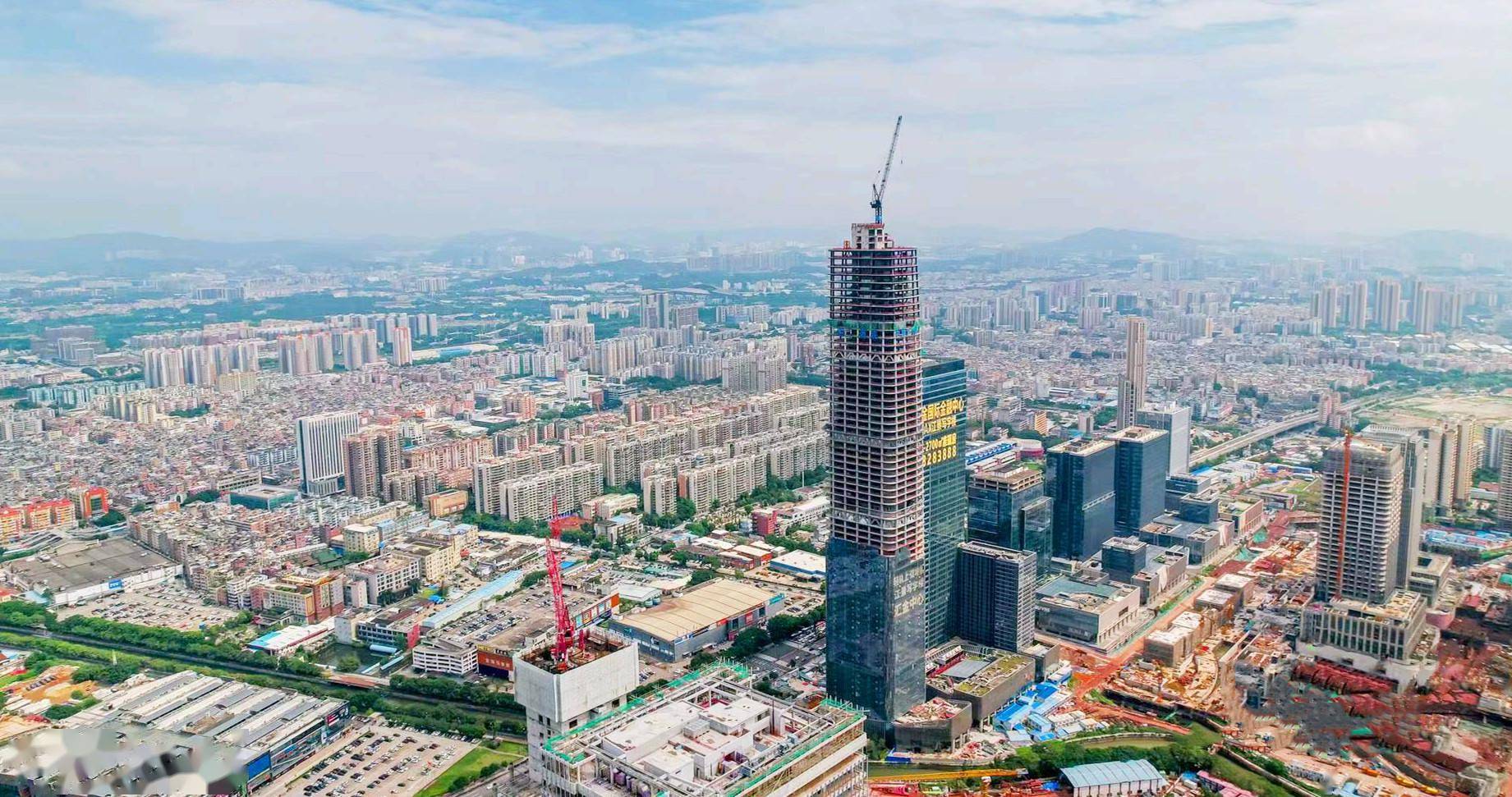 广州琶洲cbd高楼封顶图片