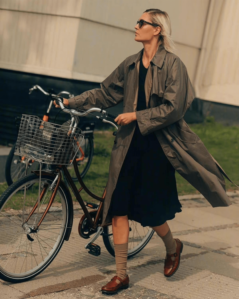 Vogue 在哥本哈根时装周 时髦女士都是骑单车赶场子的