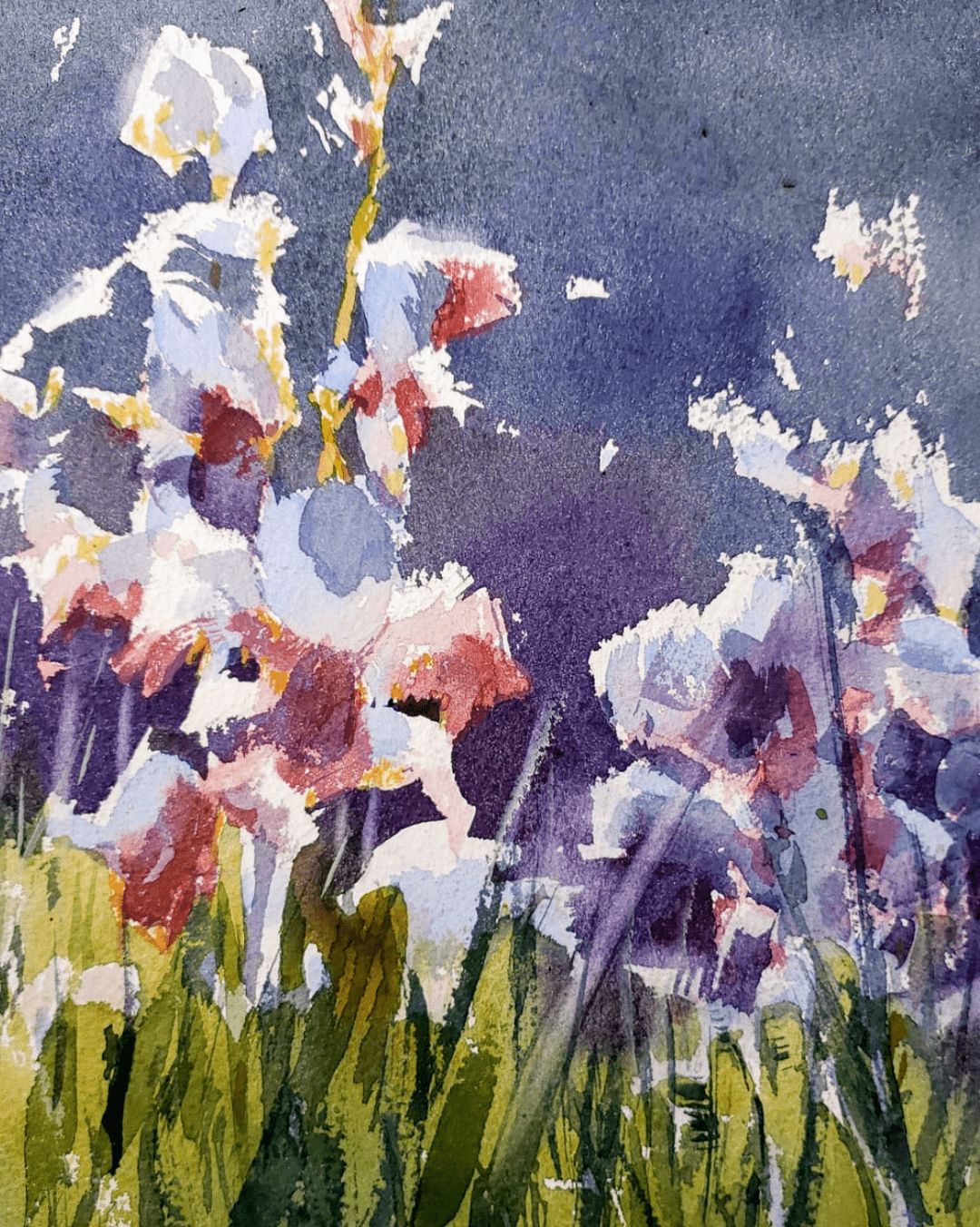 美籍华裔水彩画家钟永宏花卉篇作品欣赏