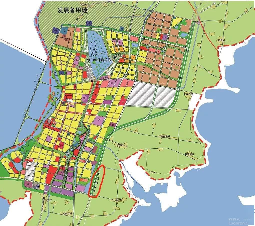 官方回复  网友 在安徽省六安市霍邱县城总体规划(2013-2030年)图里我