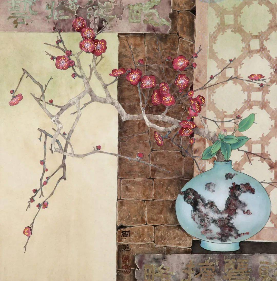 欣赏 | 李岩工笔花鸟21图 观赏性装饰性都很棒