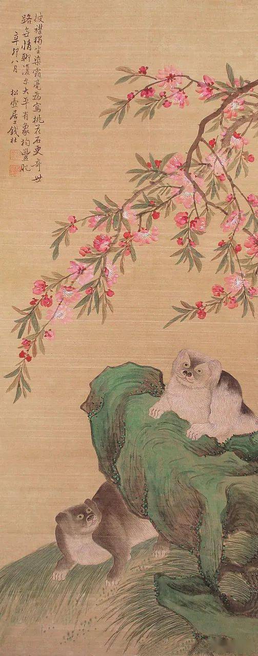 名品视界清代画家钱杜的花鸟画欣赏