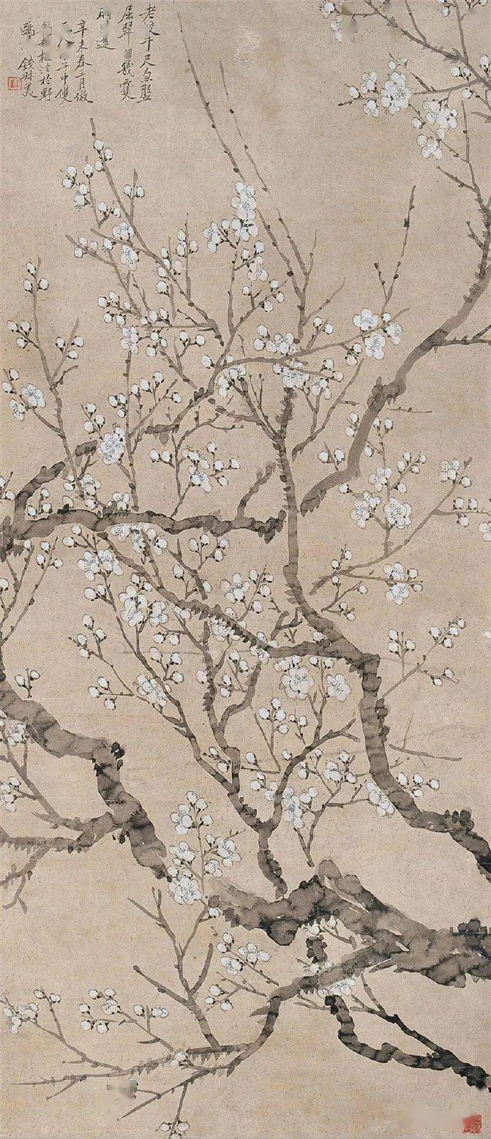 名品视界清代画家钱杜的花鸟画欣赏