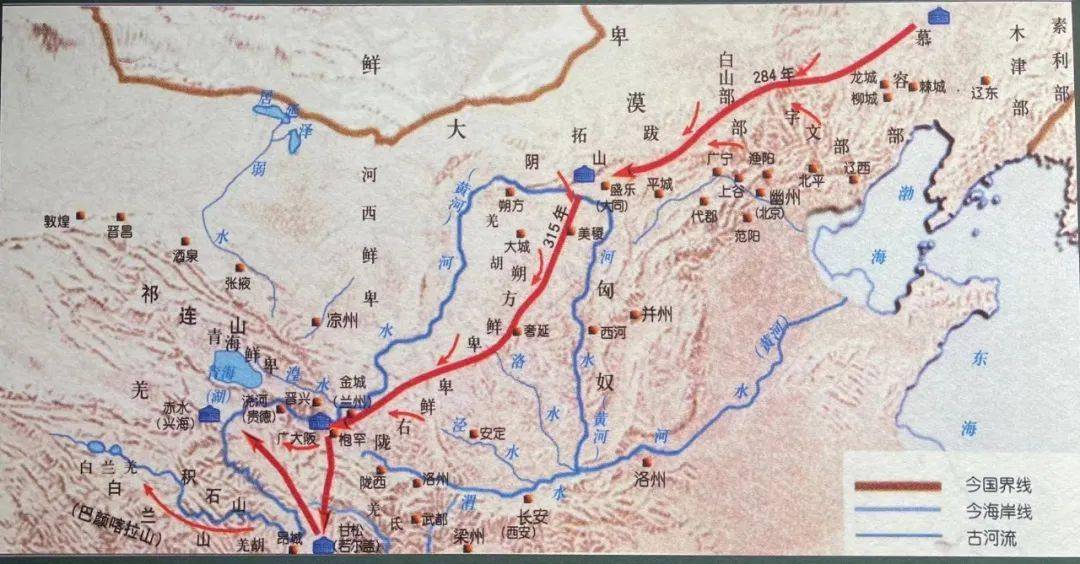 吐谷浑地图位置图片