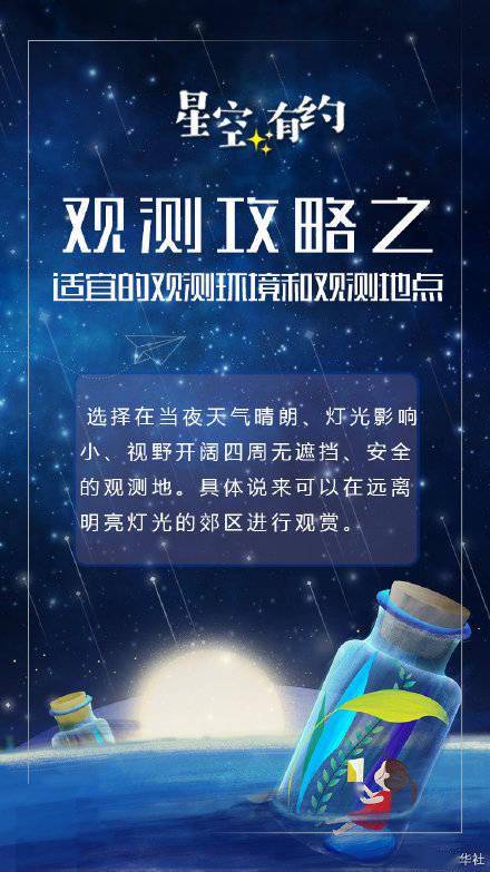 观赏猎户座流星雨的正确姿势