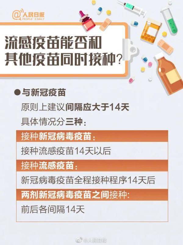 疫苗|【防疫微课堂】流感疫苗和新冠疫苗能同时打吗？看图了解