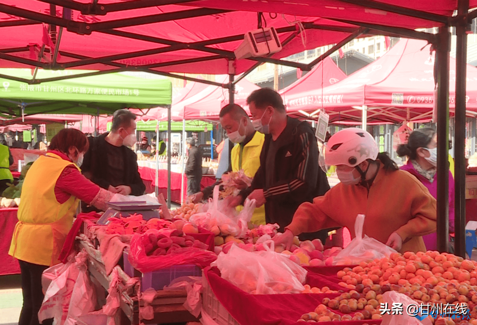 甘州区市场货源充足 市民无需抢购囤积